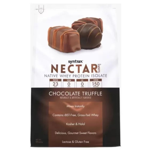 Nectar Whey Protein Isolado Refil Sabor Chocolate Truffle (907g) - Syntrax