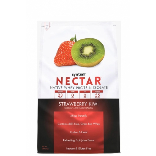 Nectar Whey Protein Isolado Refil Sabor Strawberry Kiwi (907g) - Syntrax