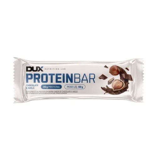 Protein Bar Sabor Chocolate e Avelã (60g) - Dux Nutrition
