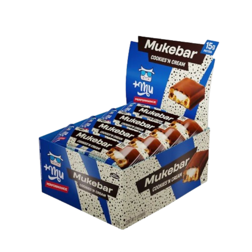 Mukebar Sabor Cookies and Cream (Cx 12 unidades de 60g) - +Mu