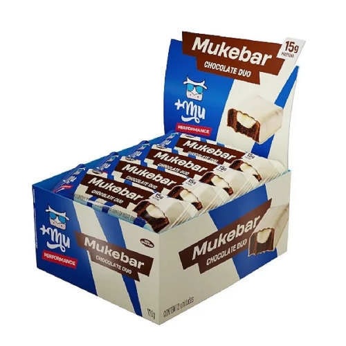 Mukebar Sabor Chocolate Duo (Cx 12 unidades de 60g) - +Mu
