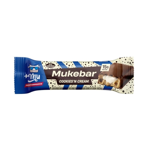 Mukebar Sabor Cookies and Cream (1 unidade de 60g) - +Mu