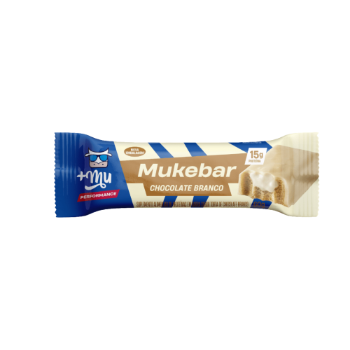 Mukebar Sabor Chocolate Branco (1 unidade de 60g) - +Mu