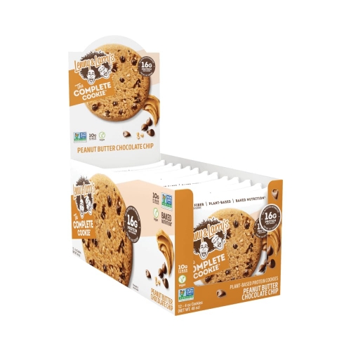 The Complete Cookie Sabor Peanut Butter Chocolate Chip (Caixa c/ 12) - Lenny & Larry's