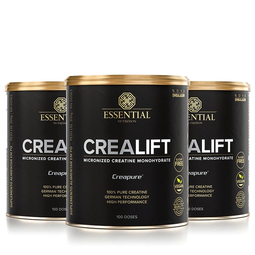 Kit 3unid Crealift - Creatina Monohidratada (300g) - Essential