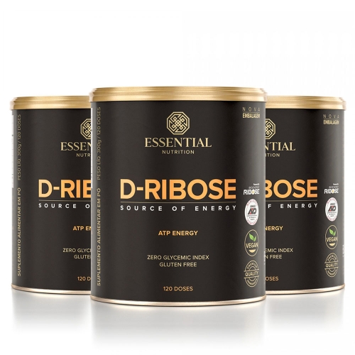 Kit 3unid D-Ribose (300g) - Essential Nutrition