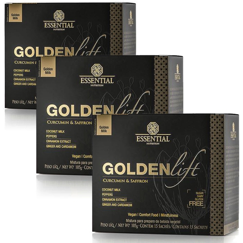 Kit 3unid Golden Lift (15 sachs de 10g cada) - Essential
