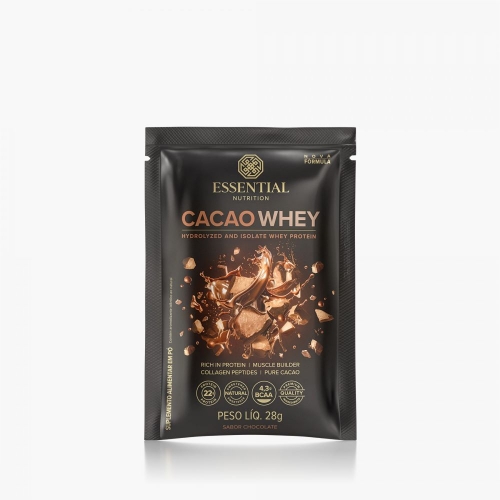 Cacao Whey - Whey Protein Hidrolisado (1 Sachê de 28g) - Essential