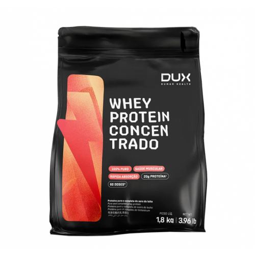 Whey Protein Concentrado Refil Sabor Chocolate Branco (1,8Kg) - Dux Nu