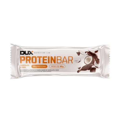 Protein Bar Sabor Chocolate e Coco (60g) - Dux Nutrition