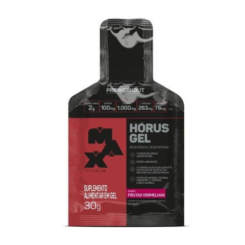 Hórus Gel Sabor Frutas Vermelhas (Sachê 30g) - Max Titanium