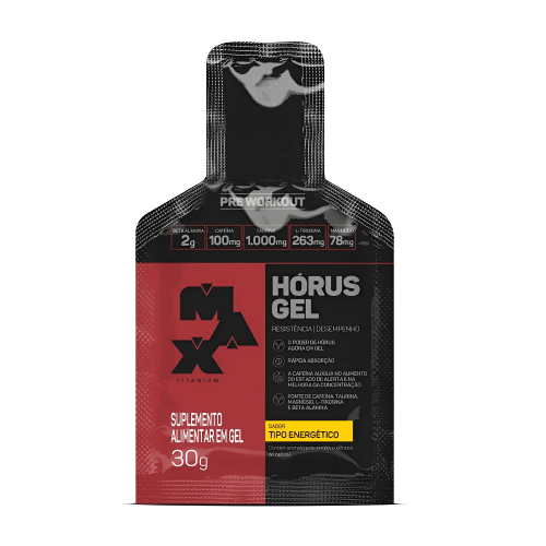 Hórus Gel Sabor Tipo Energético (Sachê 30g) - Max Titanium