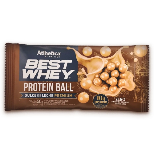 Best Whey Protein Ball Dulche De Leche Premium (1 Un de 50g) - Atlhetica Nutrition