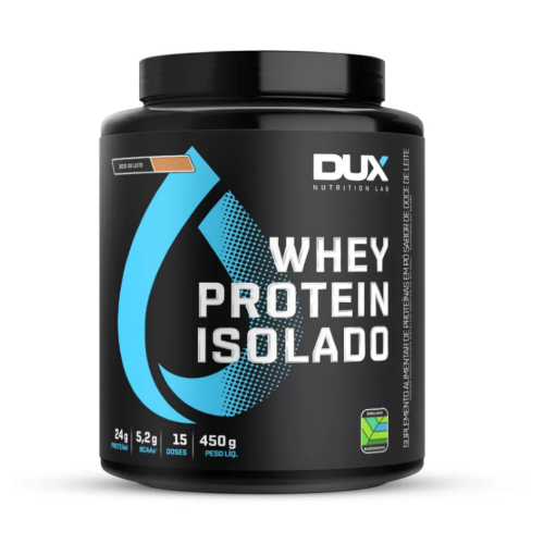 Whey Protein Isolado Sabor Doce de Leite (450g) - Dux Nutrition