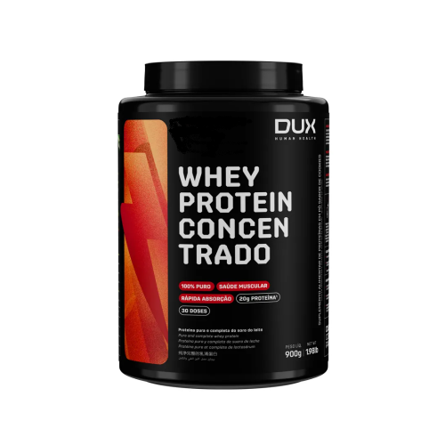 Whey Protein Concentrado Sabor Butter Cookies (900g) - Dux Nutrition