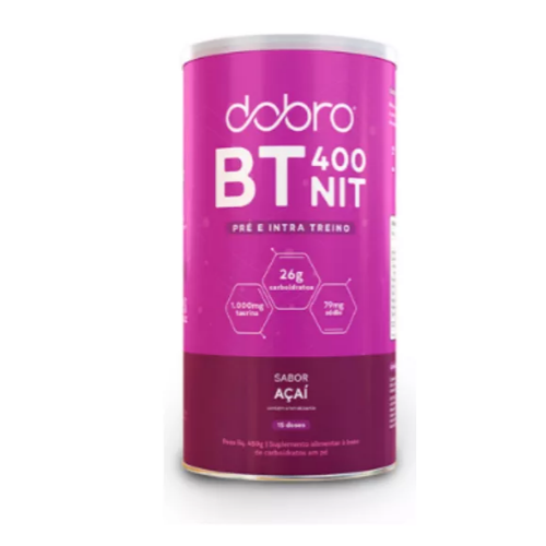 BT 400 NIT 1000mg Taurina Sabor Açaí (450g) - Dobro