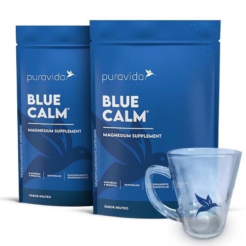 Compre 2unid Blue Calm Sabor Neutro (175g) - Pura Vida e ganhe Xícara
