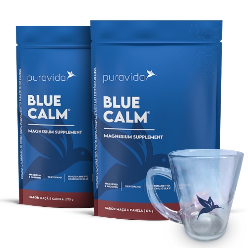 Compre 2unid Blue Calm Sabor Maçã e Canela (175g) - Pura Vida e Ganhe Xícara