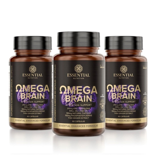 Kit 3unid mega Brain (60 cpsulas) - Essential