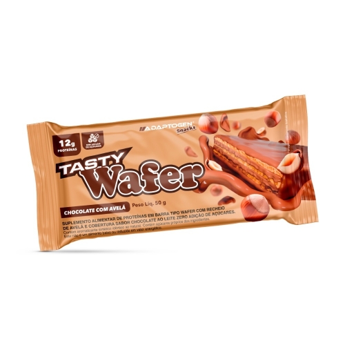 Tasty Wafer Sabor Chocolate com A velã (50g) - Adaptogen