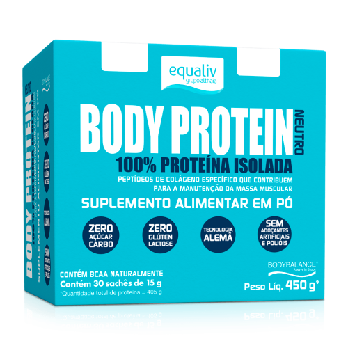 Body Protein Sabor Neutro (30 Sachs de 15g) - Equaliv