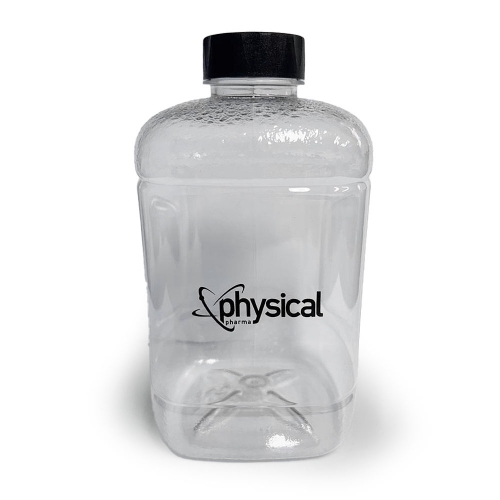 Galão Quadrado (950 ml) Transparente - Physical Pharma