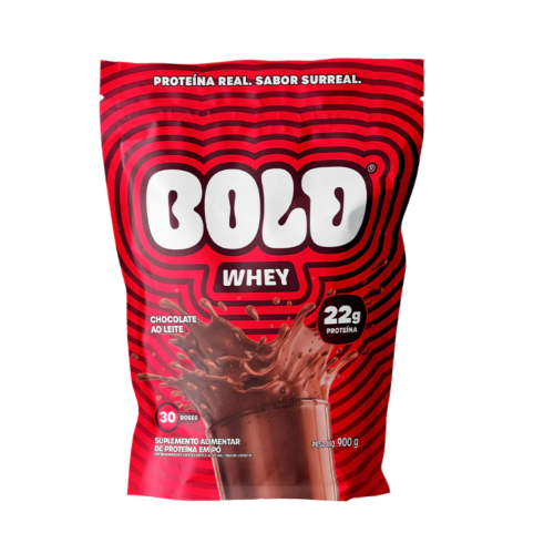 Bold Whey 3w Sabor Chocolate ao Leite (900g) - Bold Snacks