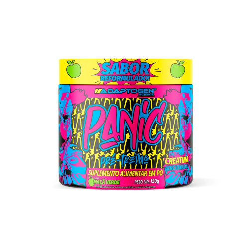 Panic Pré Workout Sabor Maça Verde (150g) - Adaptogen