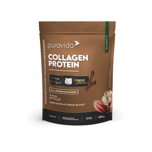 Collagen Protein Sabor Lngua de Gato (450g) - Pura Vida