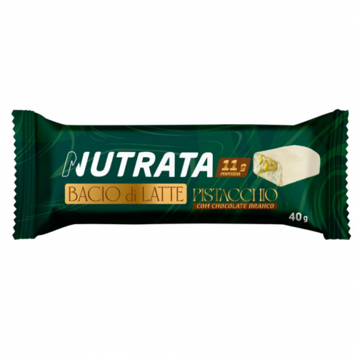 Nutrata Bacio Di Latte Sabor Pistache Com Chocolate Branco (40g) - Nutrata
