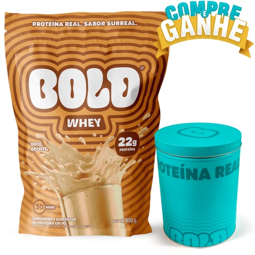 Bold Whey 3w Sabor Doce de Leite (900g) - Bold Snacks