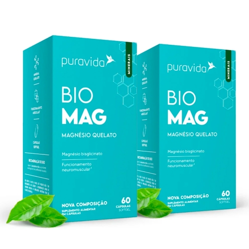 Kit 2unid Bio Mag (60 caps) - Pura Vida