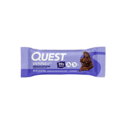 Quest Bar Overload Sabor Chocolate Explosion (61g) - Quest Nutrition