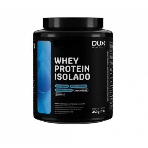 Whey Protein Isolado Sabor Morango (450g) - Dux Nutrition
