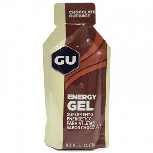 Gu Energy Gel Mr. Tuff Sabor Chocolate (1 unidade de 32g) - Gu Energy