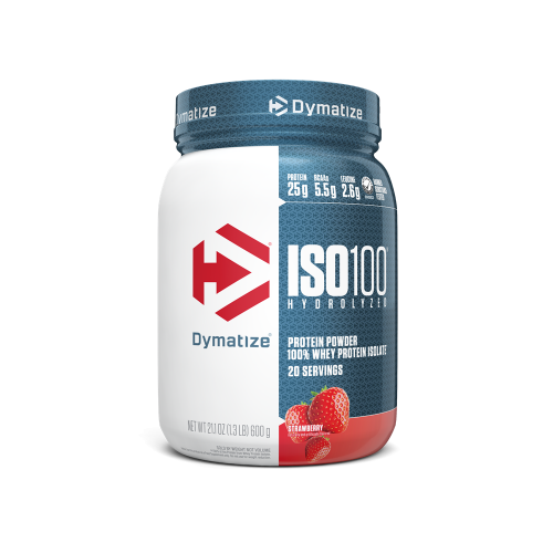 Iso 100 Hydrolyzed Sabor Morango (610g) - Dymatize