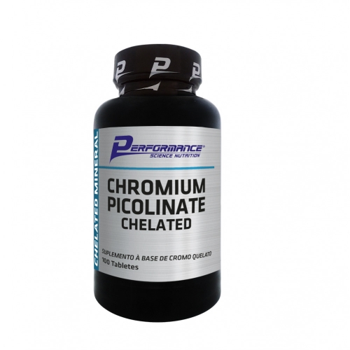 Picolinato de Cromo Quelato (100 tabletes) - Performance Nutrition