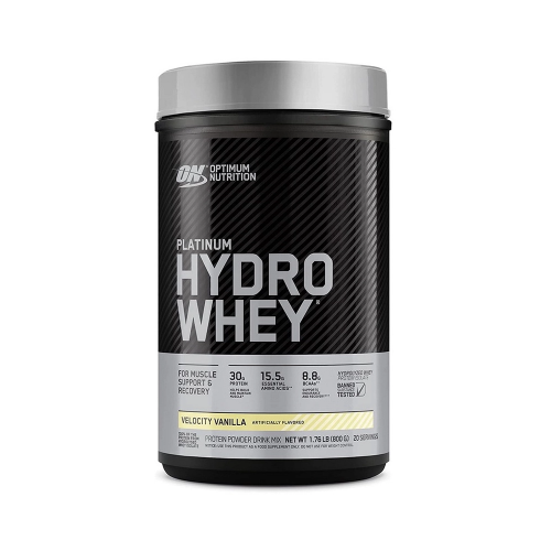 Platinum Hidro Whey Sabor Velocity Baunilha - (800g) - Optimum Nutrition
