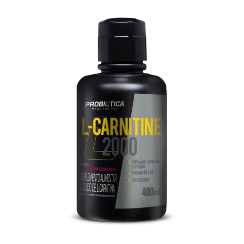 L Carnitina 2000 Sabor AÃ§aÃ­ com GuaranÃ¡ (400 ml) - ProbiÃ³tica