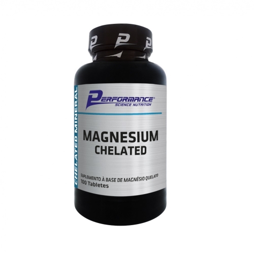Magnésio Quelato (100 Tabletes) - Performance Nutrition