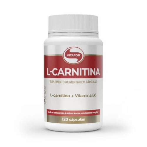 L-Carnitina (120 Cápsulas) - Vitafor
