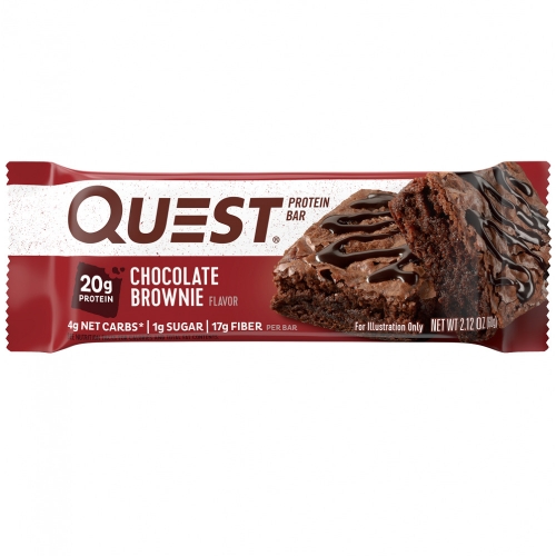 Quest Bar Sabor Chocolate Brownie (60g) - Quest Nutrition