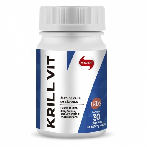 Krill Vit - Óleo de Krill (30 Cápsulas de 500mg) - Vitafor