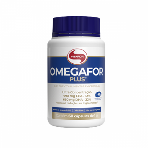 Omega For Plus - Vitafor - 60 Cápsulas