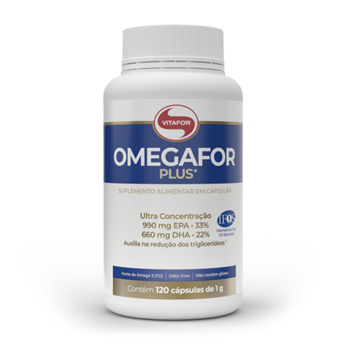 Omega For Plus (120 Cápsulas) - Vitafor