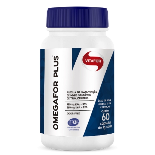 Omega For Plus - Vitafor - 120 Cápsulas