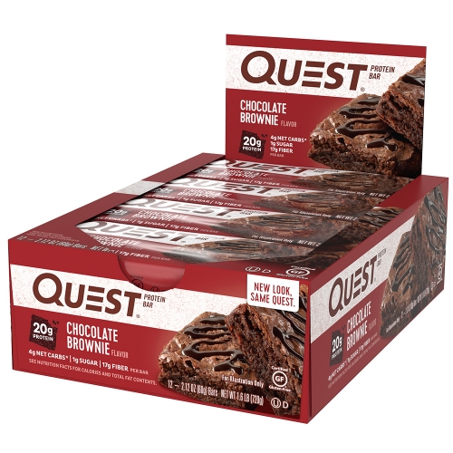 Quest Bar - Protein Bar Sabor Chocolate Brownie (Caixa c/ 12 Unidades 