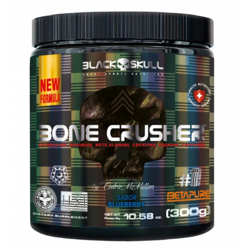 Bone Crusher Sabor Blueberry (300g) - Black Skull