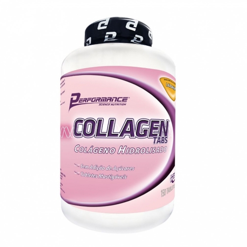 Colágeno Mastigável - Sabor Laranja (150 Tabletes) - Performance Nutrition
