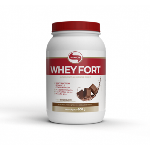 Whey Fort Sabor Chocolate (900g) - Vitafor